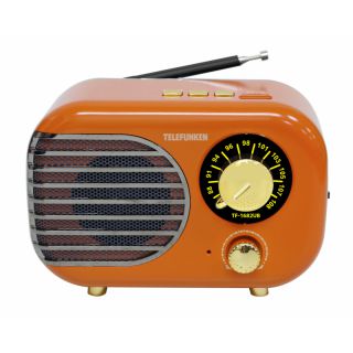 

Радиоприёмник Telefunken TF-1682UB оранжевый с золотым