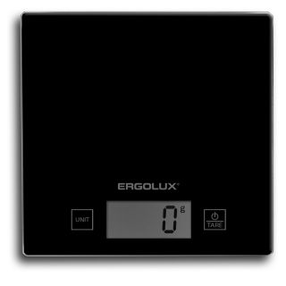 

Кухонные весы Ergolux ELX-SK01-С02 черные