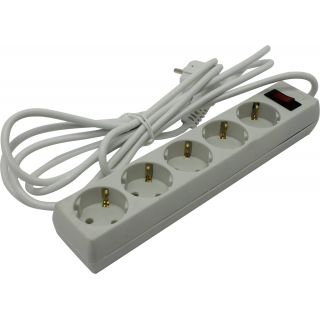 

Удлинитель EXEGATE SP-5-3W (5 роз/3M/евровилка) белый
