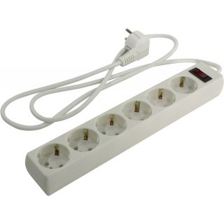 

Сетевой фильтр EXEGATE SP-6-1.5W (6 роз/1.5M/евровилка) белый