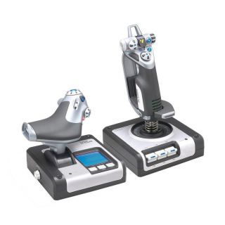 

Геймпад Logitech G Saitek X52 Flight Control System черный/белый (945-000006)