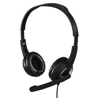 

Компьютерная гарнитура Hama Essential HS 300 черный / серебристый