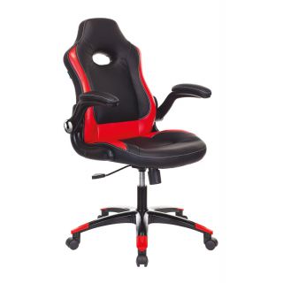 

Кресло Бюрократ VIKING-1N/BL-RED