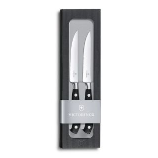 

Набор кухонных ножей Victorinox Forged Steak (7.7242.2W) черный