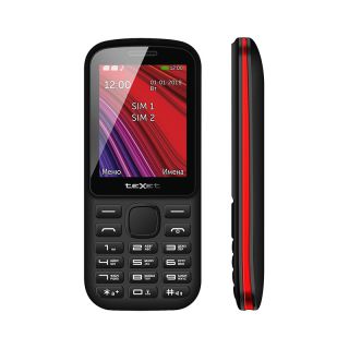

Телефон teXet TM-208 черный-красный