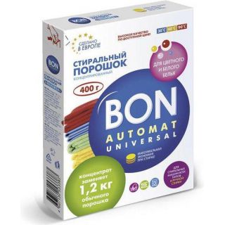 

Средство для стирки Bon BN-121 Automat УНИВЕРСАЛ 400 г