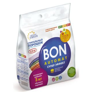 

Средство для стирки Bon BN-122 Automat СУПЕР Эффект COLOR 1,0 кг