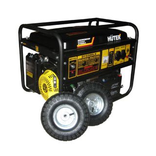 

Электрогенератор Huter DY6500LX с колёсами и аккумулятором