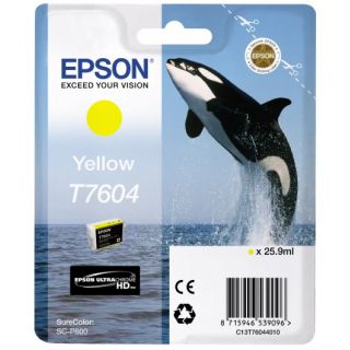 

Расходный материал для печати Epson C13T76044010 (T7604) желтый