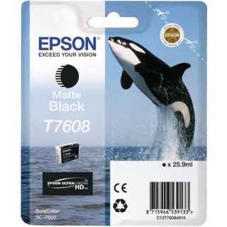 

Расходный материал для печати Epson C13T76084010 (T7608) черный матовый