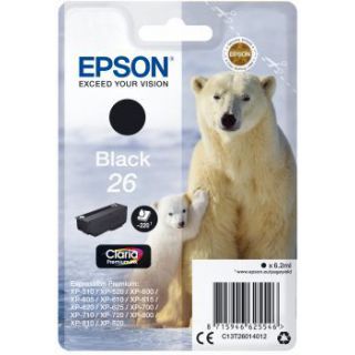 

Расходный материал для печати Epson C13T26014012 (T2601) черный