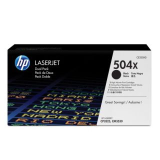 

Расходный материал для печати HP CE250XD (504X) черный