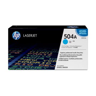 

Расходный материал для печати HP CE251A (504A) голубой