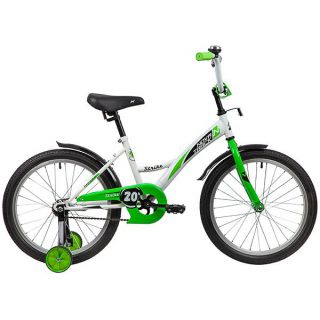 Велосипед для малышей NOVATRACK STRIKE 20, белый-зелёный (203STRIKE.WTG20) (2020) от Imperiatechno