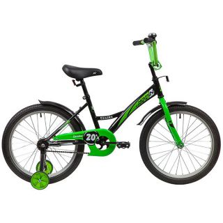 Велосипед для малышей NOVATRACK STRIKE 20, черный-зелёный (203STRIKE.BKG20) (2020) от Imperiatechno