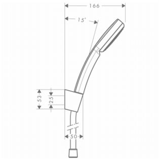 

Душевой гарнитур Hansgrohe Verso 100 28724000