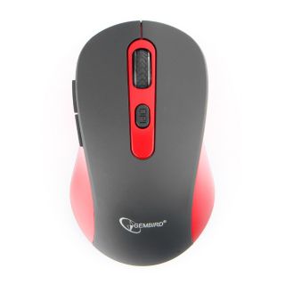 

Компьютерная мышь Gembird MUSW-221-R чёрный/красный (17378)