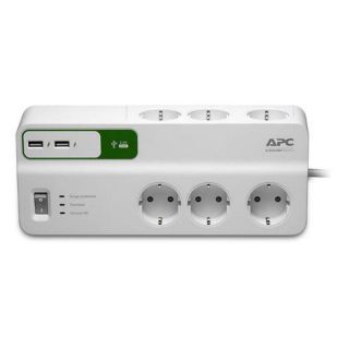 

Удлинитель APC by Schneider Electric PM6U-RS 2м (6 розеток) белый