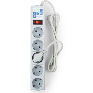 

Удлинитель Powercube SPG-B-15 (5м, 5 розеток, серый)