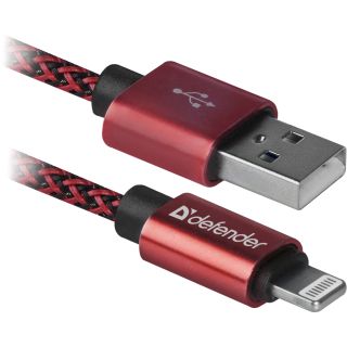 

Кабель Defender ACH01-03T 1M RED (87807)