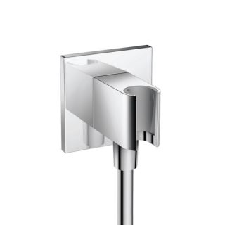 

Аксессуар для смесителя Hansgrohe Fixfit Square 26486000 (шланговое подключение с держателем ручного душа)