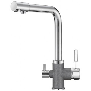 

Смеситель для кухни Granula 3015 графит