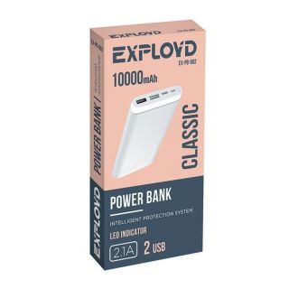 

Внешний аккумулятор EXPLOYD EX-PB-902 10000mAh серебро