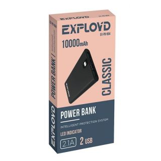 

Внешний аккумулятор EXPLOYD EX-PB-904 10000mAh черный