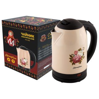 

Чайник Матрена MA-005 бежевый с цветами