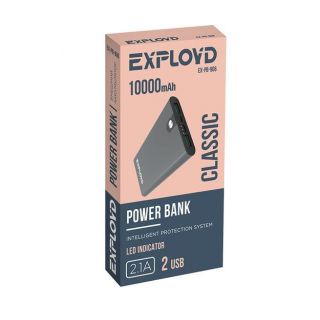 

Внешний аккумулятор EXPLOYD EX-PB-906 серый