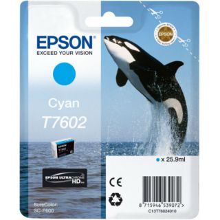 

Расходный материал для печати Epson C13T76024010 (T7602) голубой