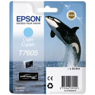 

Расходный материал для печати Epson C13T76054010 (T7605) светло-голубой