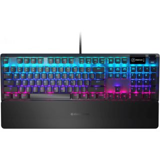 

Клавиатура Steelseries Apex 5 RU черный с подставкой (64532)