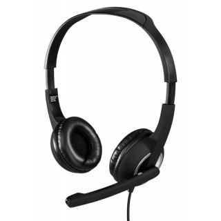 

Компьютерная гарнитура Hama Essential HS-P150 черный/серебристый