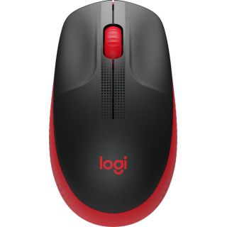Компьютерная мышь Logitech M190 красный/черный (910-005908) мышь logitech m190 charcoal 910 005905