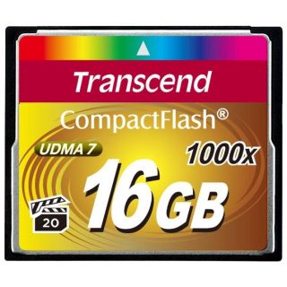 

Карта памяти Transcend 16GB CompactFlash 1000X TS16GCF1000