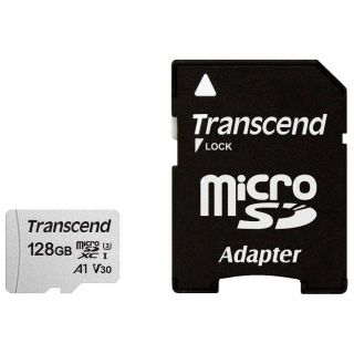 

Карта памяти Transcend microSD 128GB TS128GUSD300S-A ( + adapter)
