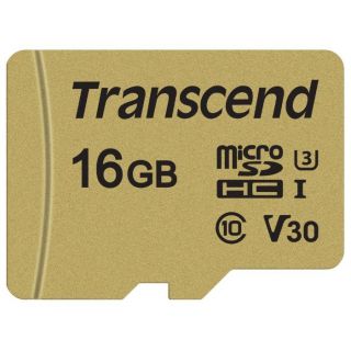 

Карта памяти Transcend microSD 16GB TS16GUSD500S ( + adapter)