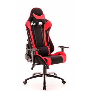 

Кресло Everprof Lotus S4 ткань чёрный с красным