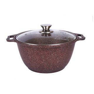 

Кастрюля Kukmara кга22а Granit ultra red 2л