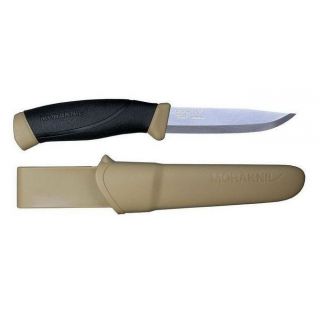 

Нож походный Morakniv Companion DESERT черный/бежевый (13166)