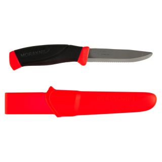 

Нож походный Morakniv Companion F Rescue черный/красный (11828)