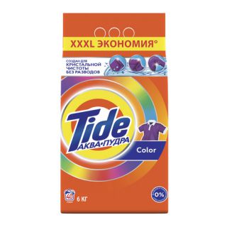 

Средство для стирки TIDE Color автомат 6кг (81722960) Порошок для стирки