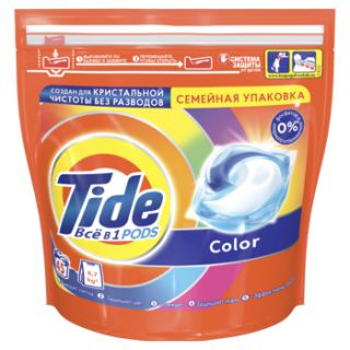 

Средство для стирки TIDE Color Всё в 1 45шт (81721313) Капсулы для стирки