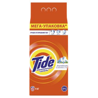 

Средство для стирки TIDE Альпийская Свежесть автомат 9кг (81722963) Порошок для стирки