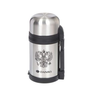 

Термос Daniks SL-100GX серебристый