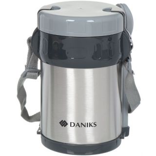 

Термос Daniks SL-200MY серебристый