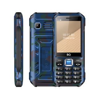 

Телефон BQ 2824 Tank T CAMOUFLAGE BLUE