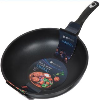

Сковорода Daniks WOK309-BLK черный