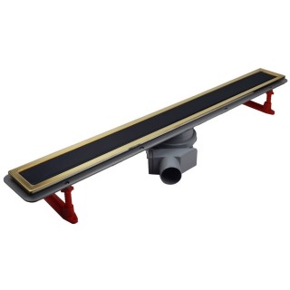

Душевой трап Pestan Confluo Premium Black Glass Line 550 Gold